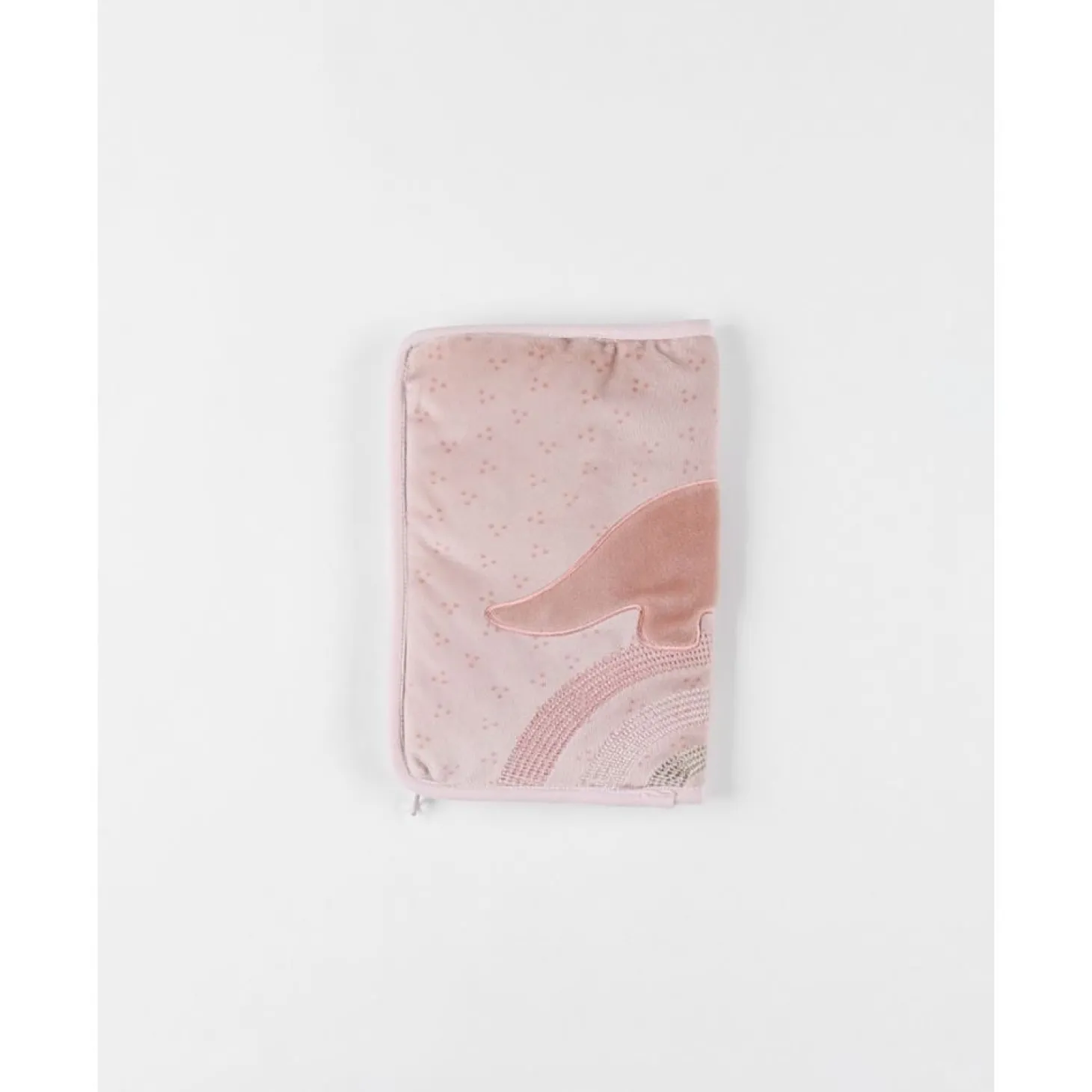 Noukie's Protège carnet de santé veloudoux Pop Rose