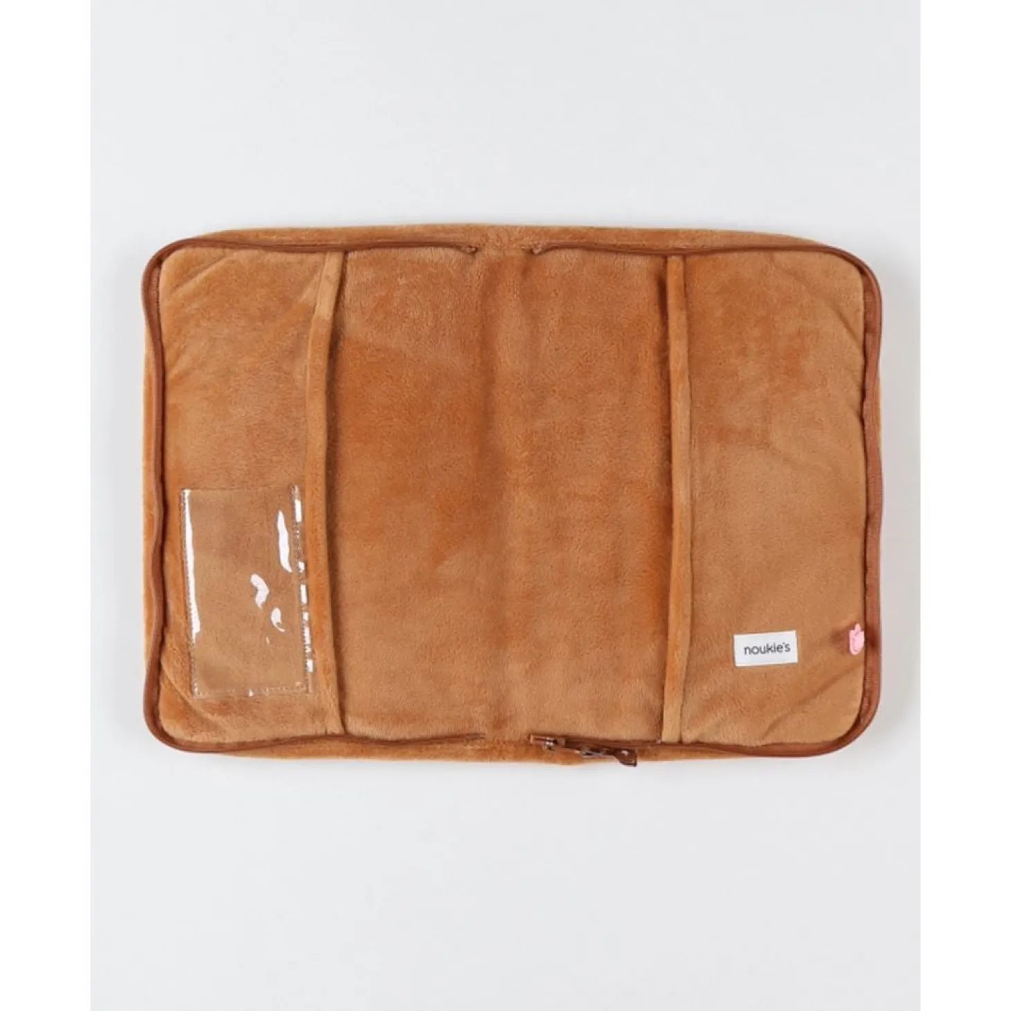Noukie's Protège carnet de santé veloudoux Babou et Kendi Caramel