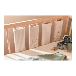 Noukie's 8 Protèges barreaux Lit et Parc Tiga & Stegi Beige