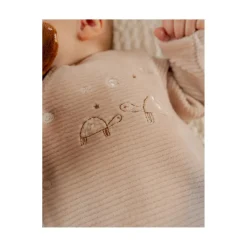 Noukie's                    Pyjama bébé en velours Newborn    Beige            0 mois