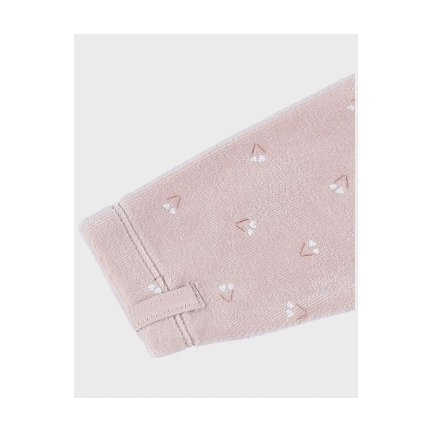 Noukie's Pyjama bébé Velours AOP Nappy cat Rose 1 mois