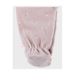 Noukie's Pyjama bébé Velours AOP Nappy cat Rose 1 mois