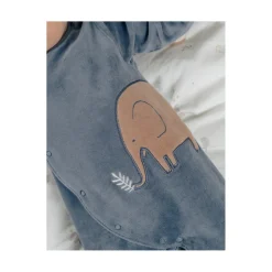 Noukie's Pyjama bébé Velours Jungle Bleu 0 mois
