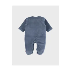 Noukie's Pyjama bébé Velours Jungle Bleu 0 mois