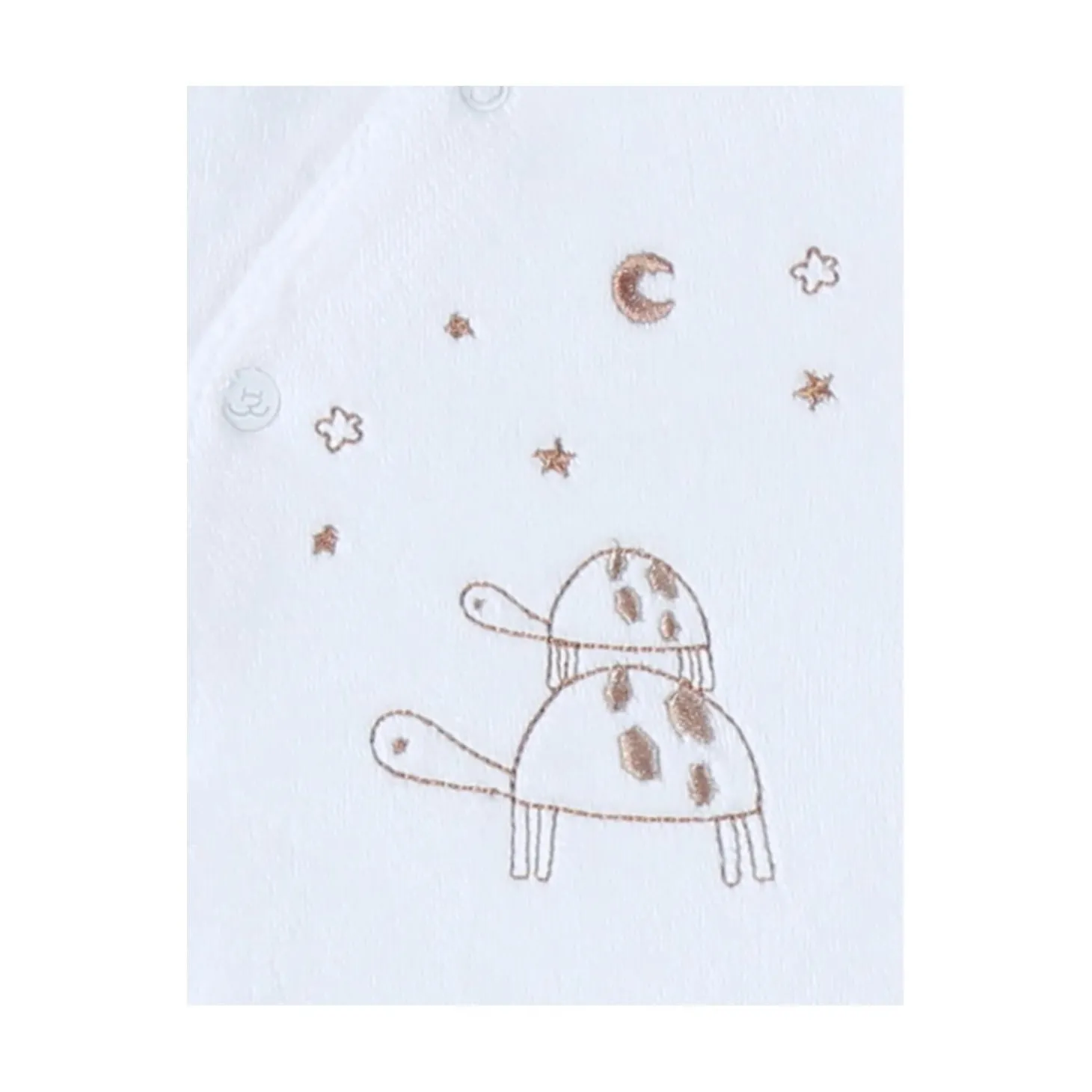 Noukie's Pyjama Bébé Velours Newborn Blanc 6 mois