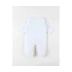 Noukie's Pyjama Bébé Velours Newborn Blanc 6 mois