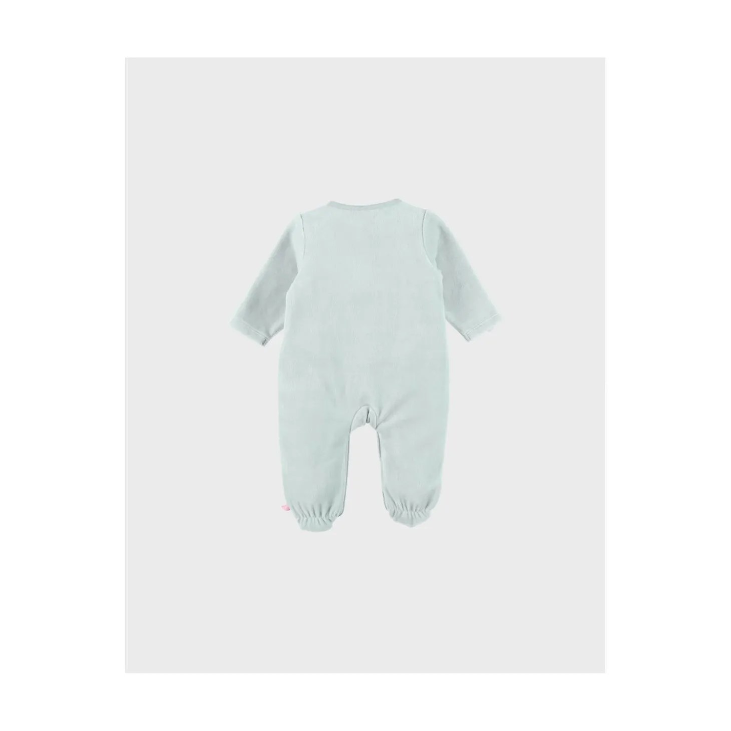 Noukie's Pyjama velours aqua Romantic flowers Vert 3 mois
