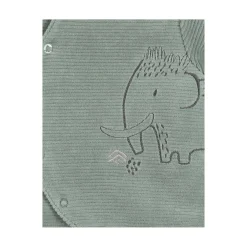 Noukie's Pyjama velours Funny Mammouth Vert 3 mois
