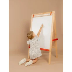 Noukie's Robe avec bloomer Little blue flower Blanc 3 mois