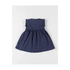 Noukie's Robe plumetis Little blue flower Bleu 3 mois