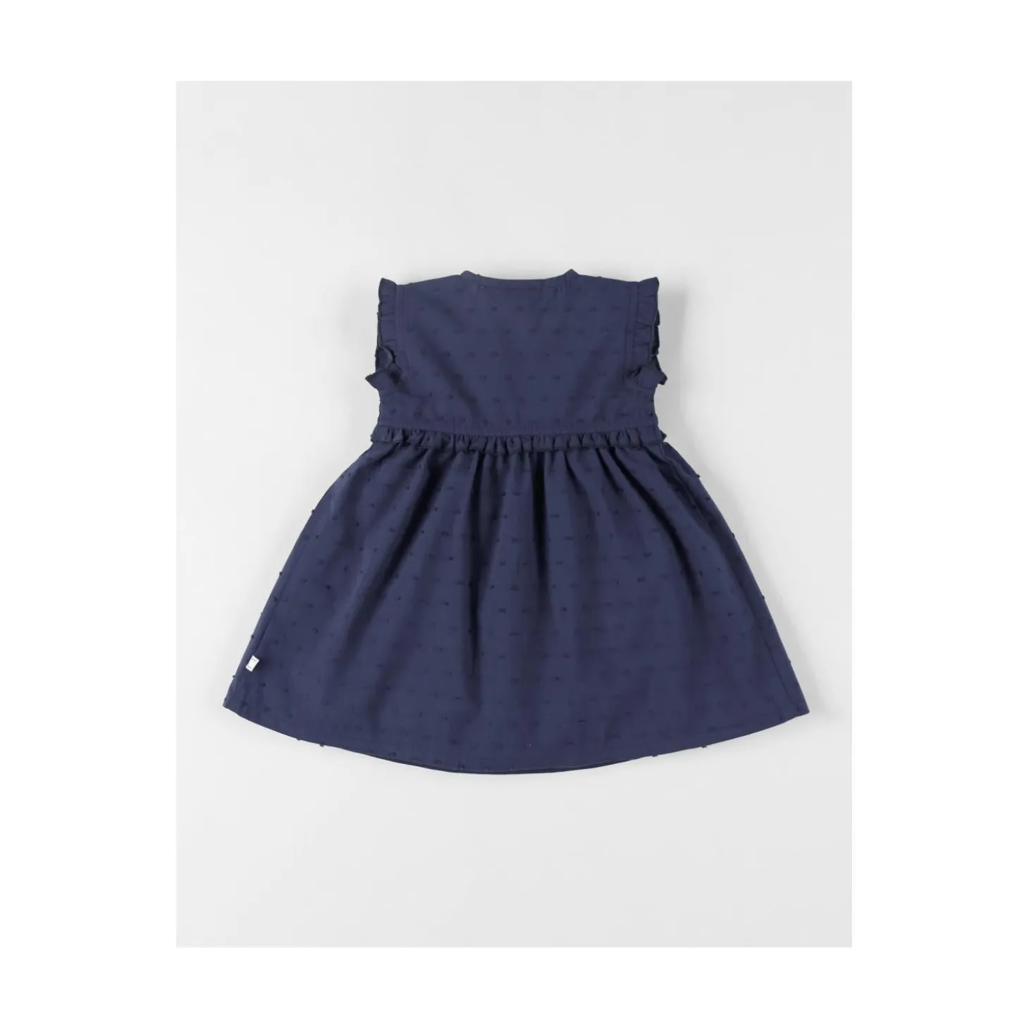 Noukie's Robe plumetis Little blue flower Bleu 3 mois
