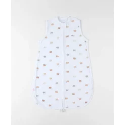 Noukie's                    Sac de couchage mousseline M&m25    Elephants Blanc