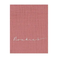 Noukie's Set 2 bavoirs bandana Eponge & Mousseline F&O Rouge
