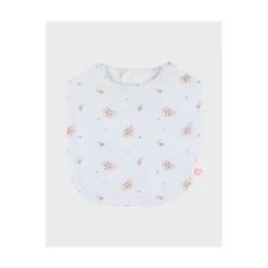 Noukie's                    Set 3 bavoirs Mousseline bio Fleurs d'Antan VF    Blanc / Rose