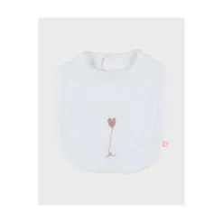 Noukie's                    Set 3 bavoirs Mousseline bio Fleurs d'Antan VF    Blanc / Rose