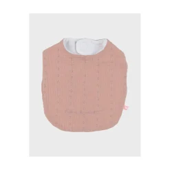 Noukie's Set 3 bavoirs Mousseline bio Fleurs d'Antan VF Blanc / Rose