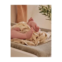 Noukie's Set de 2 langes mousseline F&O Vert 100x100 cm
