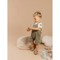Noukie's                    Set salopette avec t-shirt Cute gorilla    Blanc            12 mois