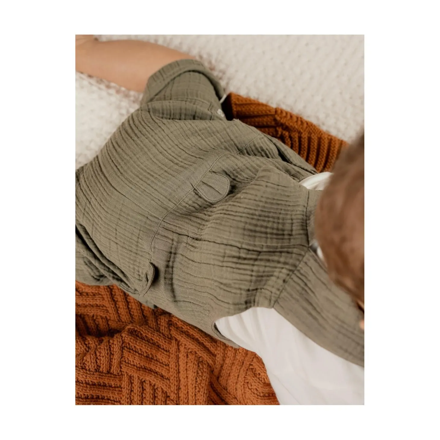 Noukie's Set salopette avec t-shirt Cute gorilla Blanc 12 mois