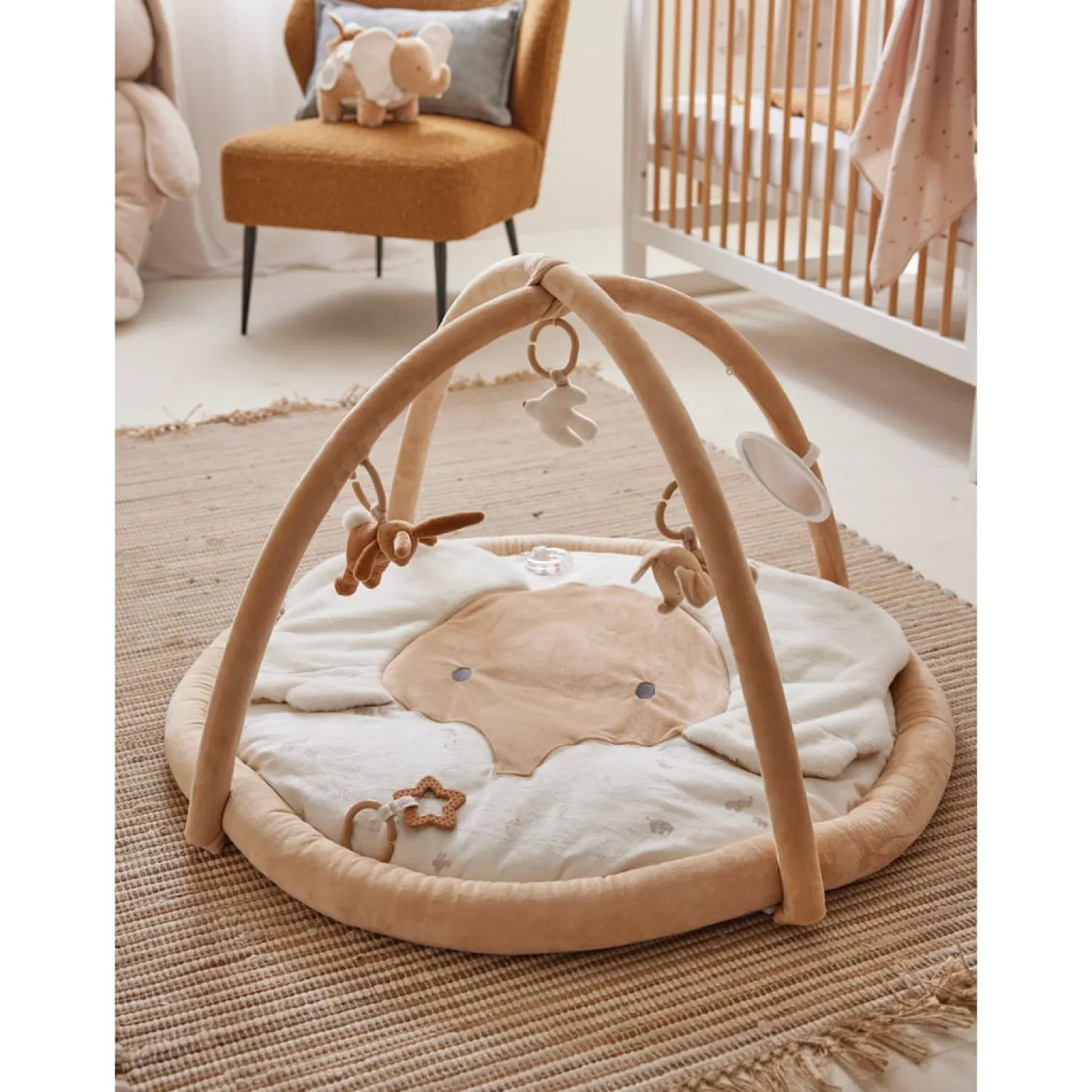 Noukie's Tapis d'éveil Bali & Moka Bali Ecru