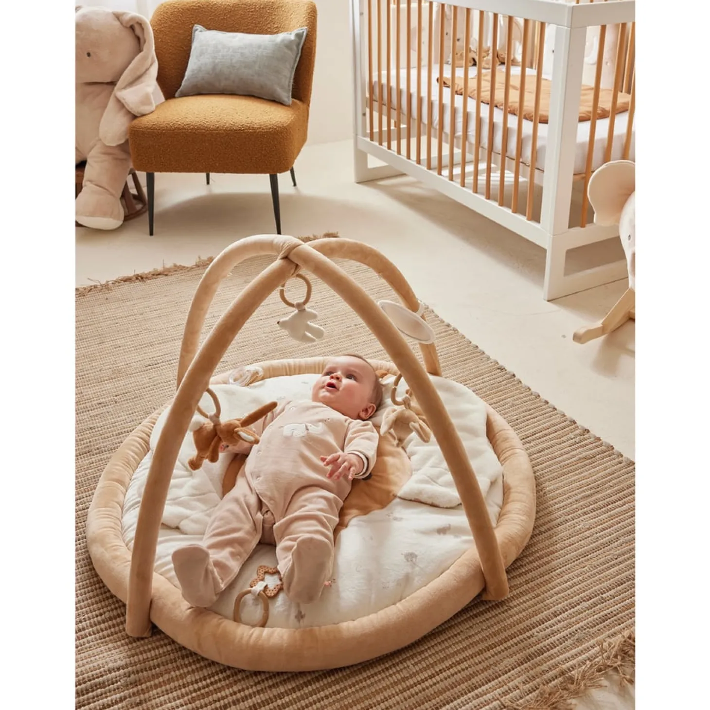 Noukie's Tapis d'éveil Bali & Moka Bali Ecru