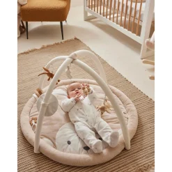 Noukie's Tapis d'éveil Bali & Moka Snow Blanc