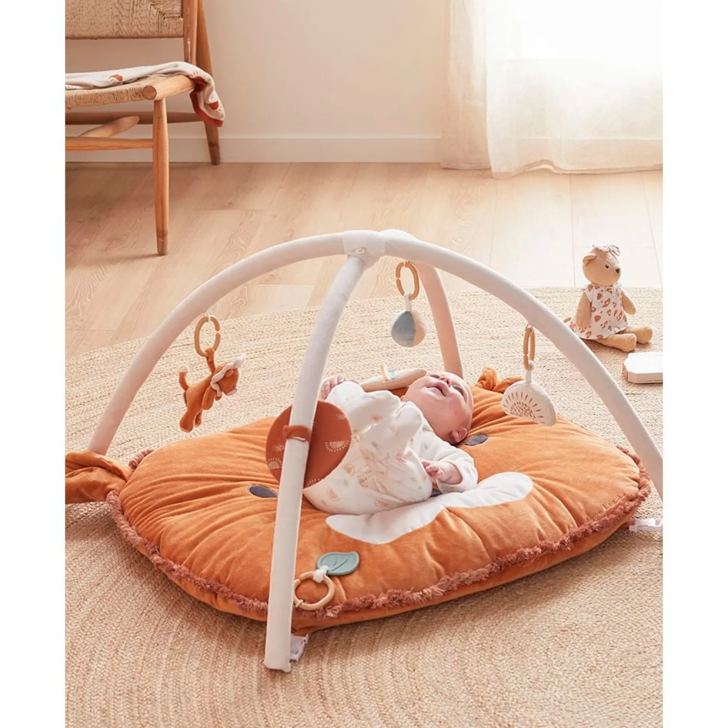 Noukie's Tapis d'éveil veloudoux Babou et Kendi Babou