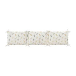 Noukie's Tour de lit Coton Bio Plumes de Lune Beige