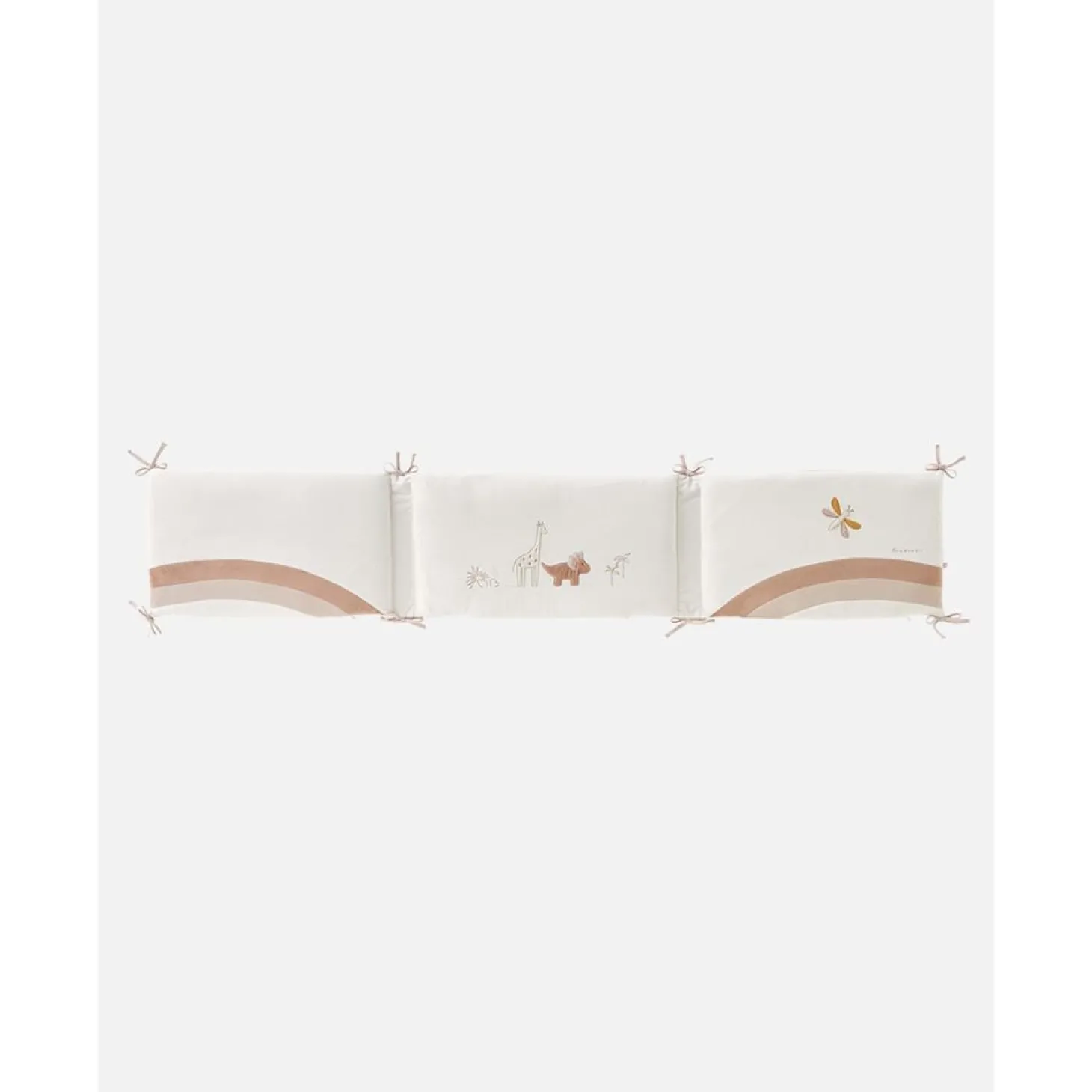 Noukie's Tour de lit veloudoux Pop Rose