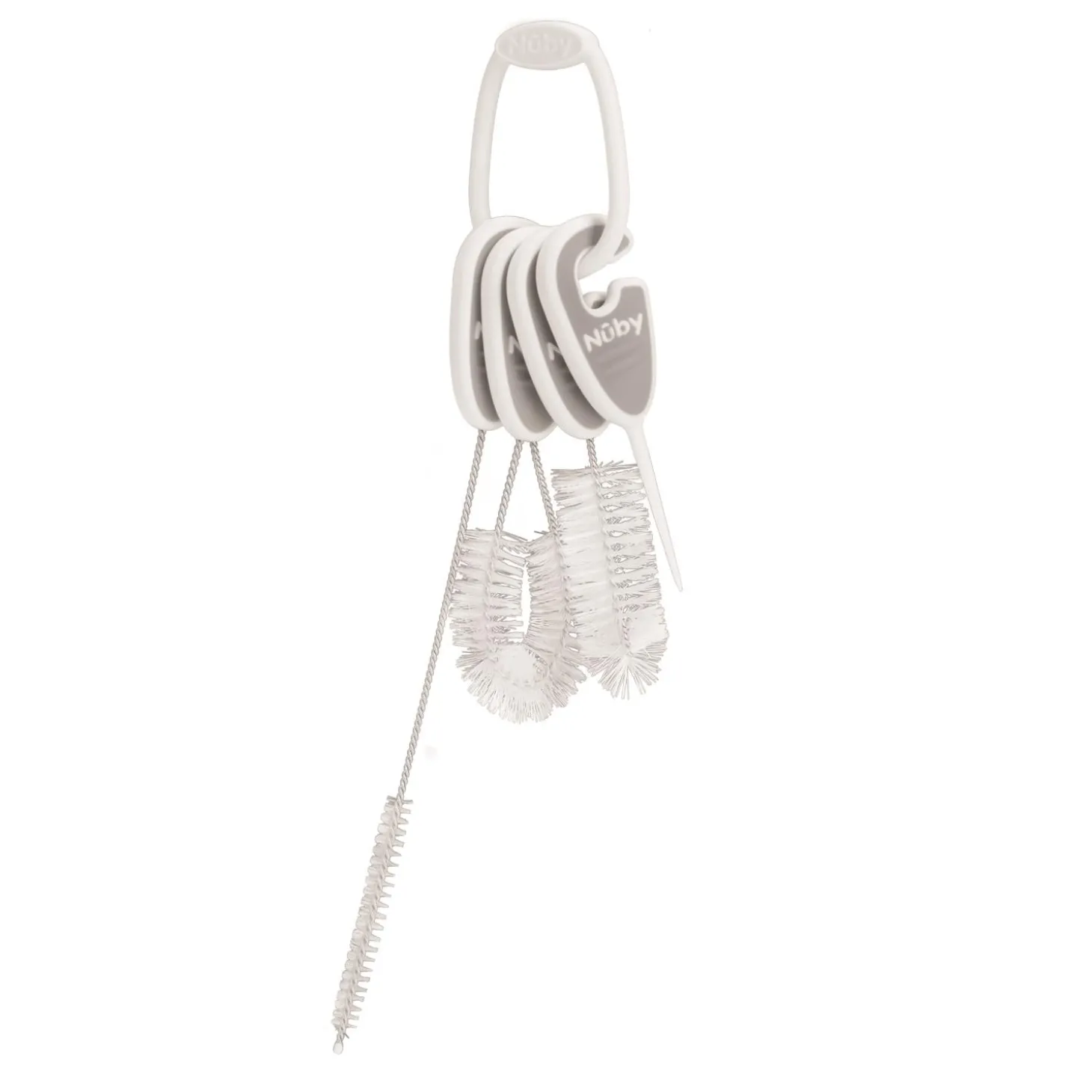 Nuby Outils de nettoyage pour gourdes gris