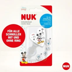 Nuk                    1 Attache-sucette Mickey