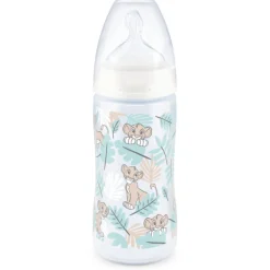 Nuk                    Biberon col large Serinity Roi Lion    Multicolore