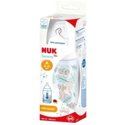 Nuk                    Biberon col large Serinity Roi Lion    Multicolore