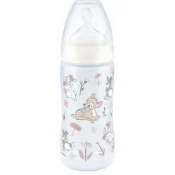 Nuk                    Biberon col large Serinity Bambi    Multicolore
