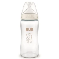 Nuk                    Biberon FC+ silicone Verre    Hippocampe            240 ml / M