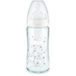 Nuk                    Biberon FC+ TC silicone  Verre    240 ml