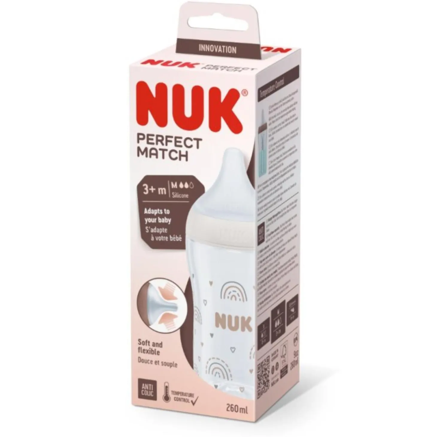 Nuk Biberon Perfect Match PP Multicolore