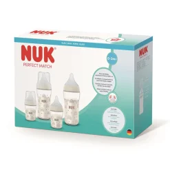 Nuk                    Coffret 4 Perfect Match Verre    Multicolore            120 ml - 230 ml