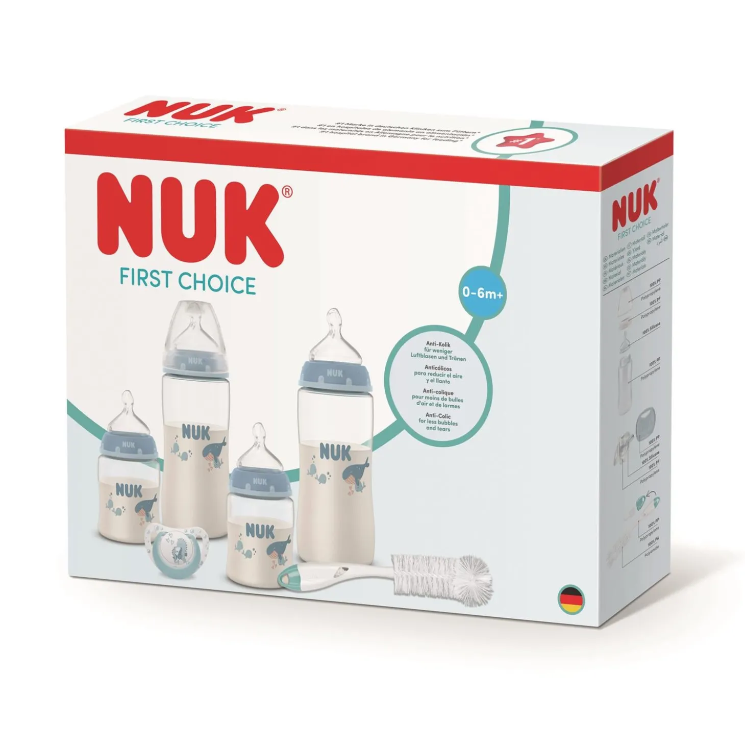 Nuk Coffret Perfect Start FC+ Baleine 150 ml - 300 ml