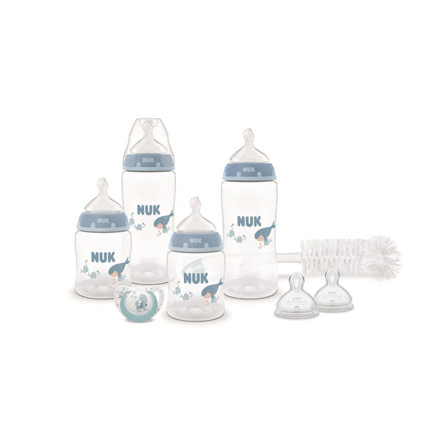 Nuk Coffret Perfect Start FC+ Baleine 150 ml - 300 ml