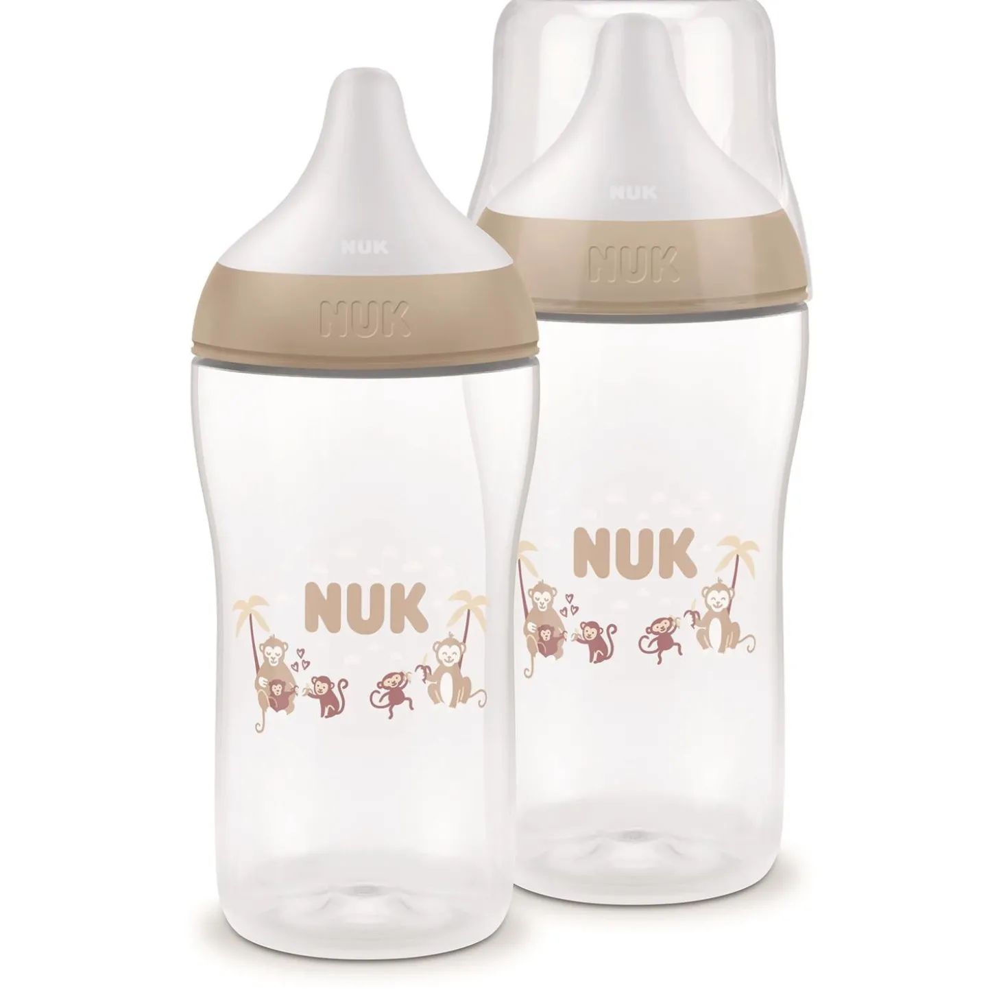 Nuk Lot de 2 Biberons Perfect Match PP Singe 260ml