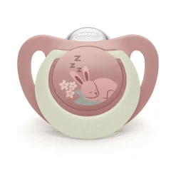 Nuk                    2 Sucettes First Choice Nuit    Lapin/Mouton