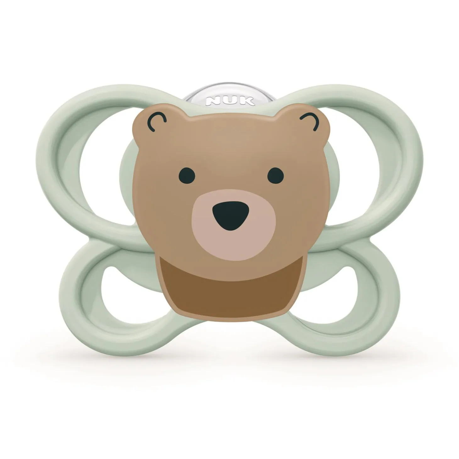 Nuk 2 Sucettes Perfect Match Air Grenouille/Ours 0-6 mois