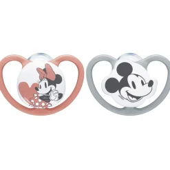 Nuk                    2 Sucettes Space Minnie    Minnie