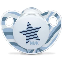 Nuk                    2 Sucettes Trendline Day    Bleu