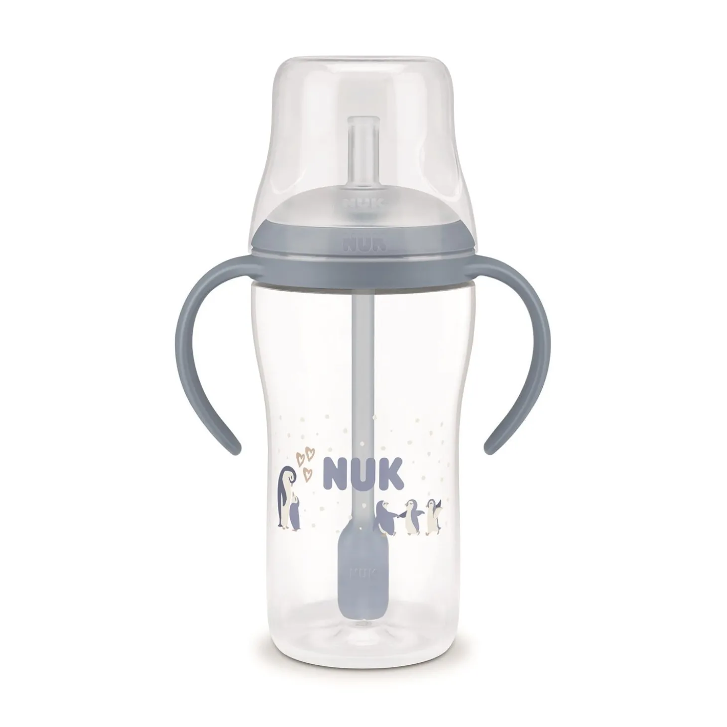 Nuk Tasse d'apprentissage paille Perfect Match Bleu 0 - 9 mois