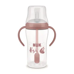 Nuk                    Tasse d'apprentissage paille Perfect Match    Rose            0 - 9 mois