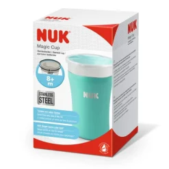 Nuk                    Tasse Magic Cup Inox    vert