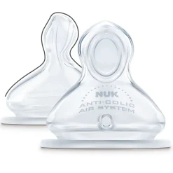 Nuk                    2 tétines biberon First Choice+
