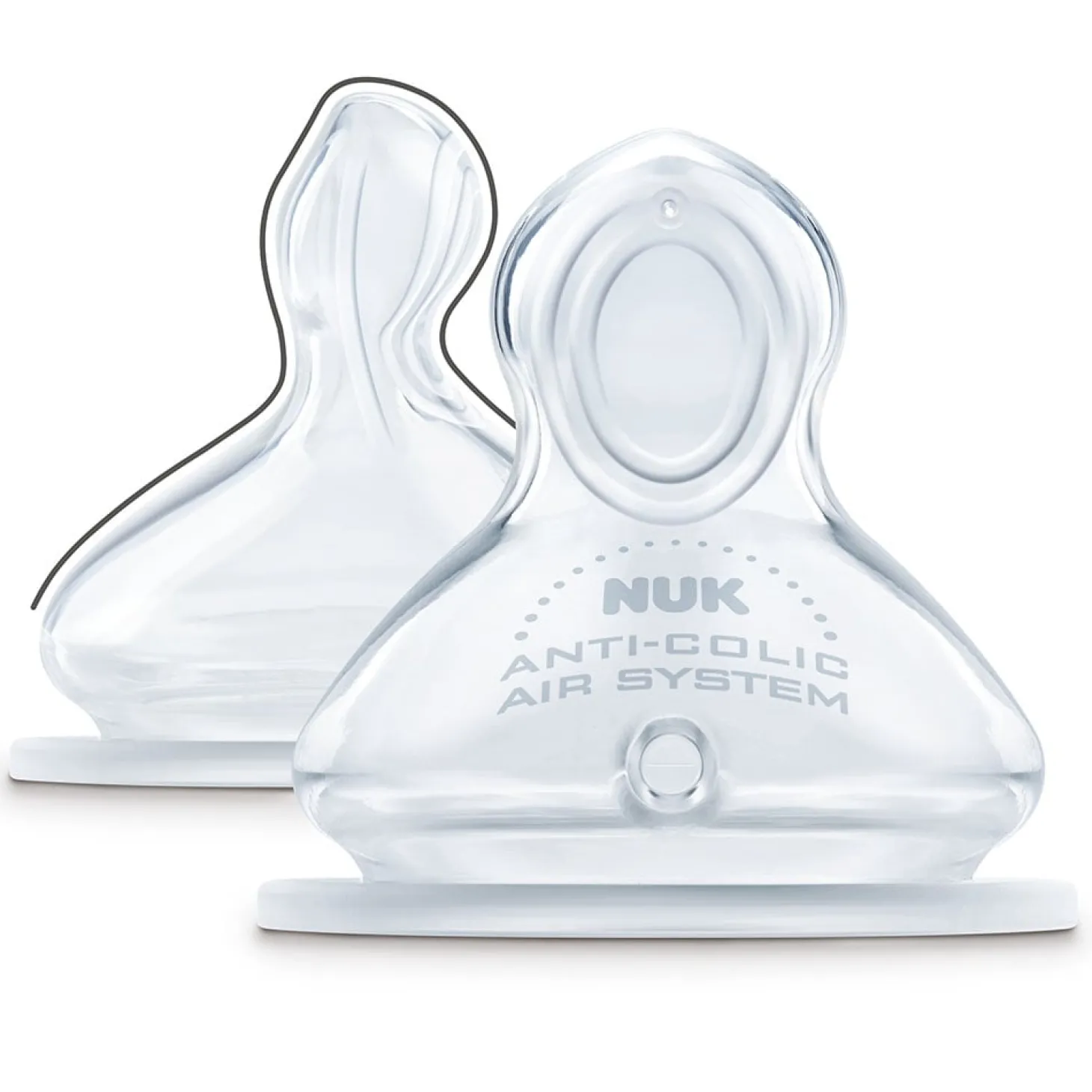 Nuk 2 tétines biberon First Choice+